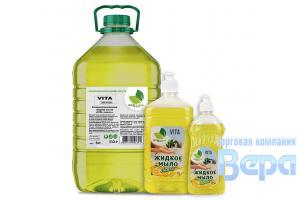 Мыло жидкое VITA 1л (флакон) Лимон NeoLine
