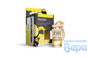 Ароматизатор-подвеска 'БУТЫЛОЧКА НА ШНУРОЧКЕ' (5мл) Аroma Glass'Limoncello