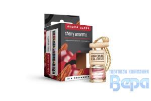 Ароматизатор-подвеска 'БУТЫЛОЧКА НА ШНУРОЧКЕ' (5мл) Аroma Glass'Cherry Amaretto