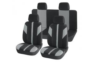 Чехол на сиденье Комплект 11пр. TRIAL (черный/серый)