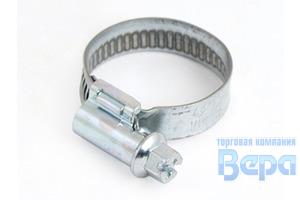Хомут червячный (20-32мм) оцинковка