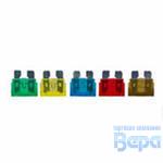 Предохранители флажковые в блистере (10 шт) 5-30A