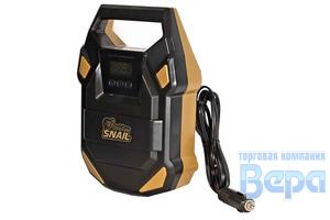 Компрессор GOLDEN SNAIL 003 (35л/мин 10А), индикатор безоп., LED-экран, фонарь, 3 насадки