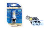 Лампа диод H27 (880) CREE'линза'+4 EPISTAR WHITE 12/24V,диоды залитые с кристаллами.
