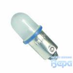 Лампа диод Т 4W (BA9s) BLUE (матовый) 12V