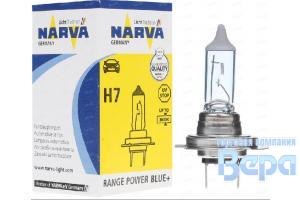 Лампа H 7 (PX26d)  55W 12V + 50% RANGE POWER BLUE