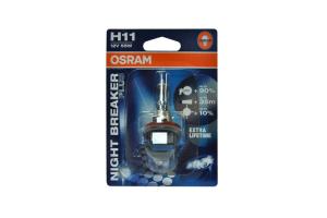 Лампа H11 (PGJ19-2) 55W 12V +150% NIGHT BREAKER LASER NEXT (евробокс/2шт)