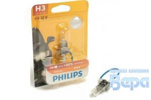 Лампа H 3 (РK22s)  55W 12V + 30% PREMIUM (блистер)