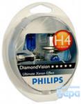 Лампа H 4 (P43t-38)  60/55W 12V 4300 K CRISTAL VISION (блистер)