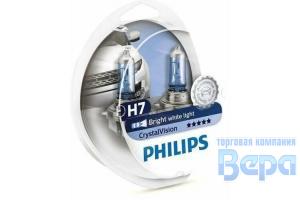 Лампа H 7 (PX26d)  55W 12V CRISTAL VISION 4300K (евробокс/2шт+2штW5W)