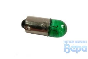 Лампа T 4W (ВА9s) 12V GREEN