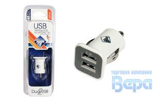 Зар.уст-во автомобил. для сот.тел 2USB 2100mA.12/24V