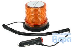 Маячок проблеск.'Стробоскоп' светодиод.30LED (h=100мм.d=85-119мм) 12-24V магнит+винт, в прикур.