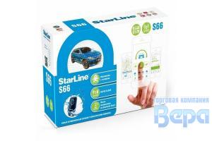 Сигнализация StarLine S66 V2 BT 2CAN+4LIN GSM, Bluetooth Smart, брелок-метка BLE (2 шт.)