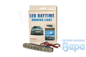 Фара ходовые огни  8-ми диод. (2 шт) LED, 180мм