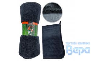 Салфетка-микрофибра 50 х 70 см, 600г/м суперплотная, высокий ворс Li-Sa