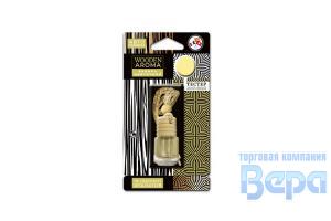 Ароматизатор-подвеска 'БУТЫЛОЧКА НА ШНУРОЧКЕ' (5мл) 'Wooden Aroma'Ваниль цветочная