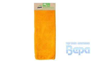 Салфетка-микрофибра 32 х 43 см, 600г/м розовая/серая суперплотная Li-Sa