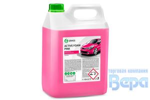 Шампунь для  Б/МОЙКИ GraSS  6кг Active Foam PINK розовая пена (канистра)