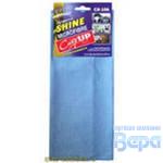 Салфетка-микрофибра (без Упаковки) 40 х 50 см для стекол и зеркал Glass Cleaner, 300гр/м