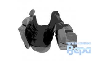 Защитная накидка -ГАМАК для собак на заднее сиденье (130х150) ткань черный ЭКОНОМ