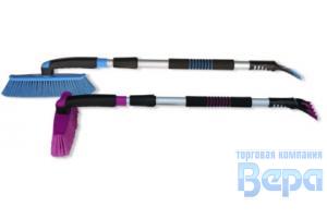 Щетка зимняя со скребком  распуш.щетина (80см) поворотная голова