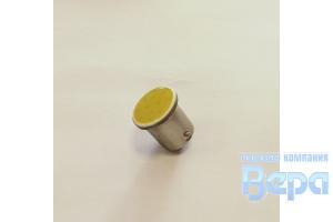 Лампа диод Т18 (BA15s - 1-контакт.)   COB chip WHIITE (повортники, стопы)