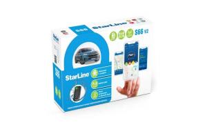 Сигнализация StarLine S66 V2 ЕСО 2CAN+4LIN, Bluetooth Smart, брелок-метка