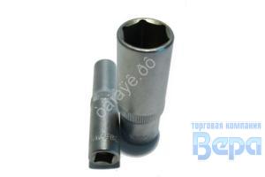 Головка 1/4" DR  8мм 6-ти гранная удлиненная МАЯКАВТО