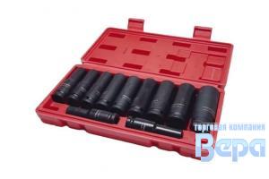 Набор головок ударных глубоких 11пр. 1/2" 6-ти гранных (10-24мм) ROCKFORCE