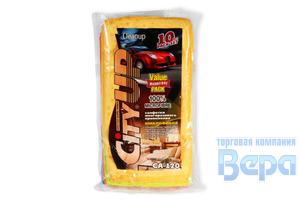 Салфетка-микрофибра Набор (10шт) 30 х 30 см Terry, 250гр/м универсальные