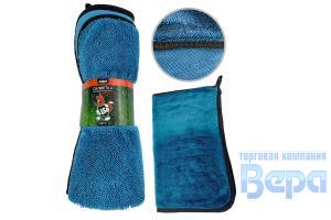 Салфетка-микрофибра 50 х 60 см, 600г/м суперплотная, высокий ворс Li-Sa