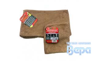 Салфетка-микрофибра (Без Упаковки) 35 х 40 cм VELVET премиальная