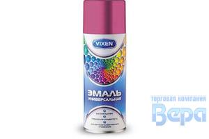 Краска-ЭМАЛЬ алкидная (аэрозоль) 520 мл Розовая VIXEN
