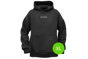 Кофта-Худи черная XL Grass