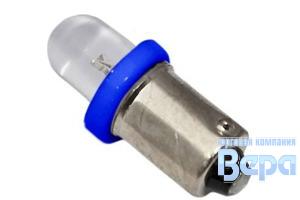 Лампа диод Т 4W (BA9s) ROUND BLUE