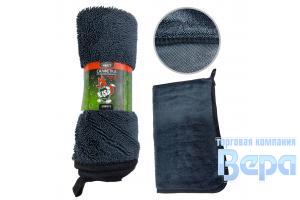 Салфетка-микрофибра 40 х 60 см, 600г/м суперплотная, высокий ворс Li-Sa