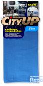 Салфетка-микрофибра (без Упаковки) 35 х 40 см для стекол и зеркал Glass Cleaner, 300гр/м