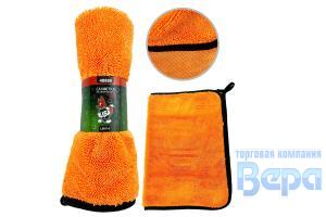 Салфетка-микрофибра 32 х 43 см, 750г/м суперплотная, высокий ворс Li-Sa