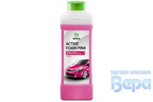 Шампунь для  Б/МОЙКИ GraSS  1кг Active Foam PINK розовая пена (канистра)