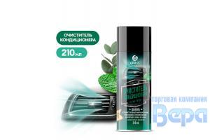 Очиститель кондиционера (аэрозоль) 210мл ШАШКА clima fresh GRASS