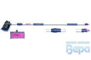 Щетка для мытья авто телескоп.2-х секц.(до 2,5 м/рукоять) для крупногабаритов (head+pole)