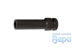 Головка 1/2" DR 19мм 6-гранная ударная удлиненная тонкостенная L= 85 mm ROCK FORCE