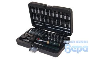 Набор инструмента  51 пр. 6-ти гр. головками 1/4"DR