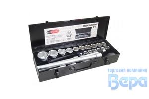 Набор инструмента  24 пр. 6-ти гр. головками 3/4"DR (в кейсе) PREMIUM