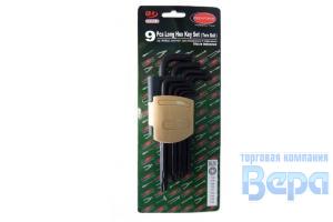 Набор ключей TORX  9 пр. Т10Н-Т50Н на пластик.держат ROCK FORCE