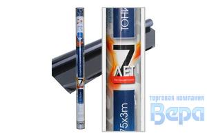 Пленка тонировочная (1шт= 75 см х 3 м) 10% D.Black (темно-черная) Nova Bright (7 лет без выцветания)