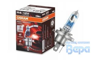 Лампа H 4 (P43t-38)  60/55W 12V +130% NIGHT BREAKER LASER