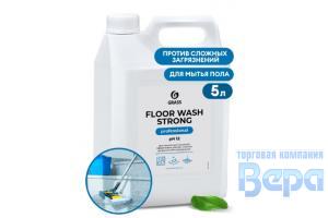 Очиститель полов Floor Wash Strong 5,6кг (канистра) обезжириватель щёлочь GraSS