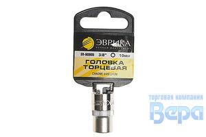 Головка 3/8" DR 11мм 6-ти гранная (с держателем) ЭВРИКА